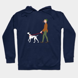 A Bachelor And His Dog Hoodie